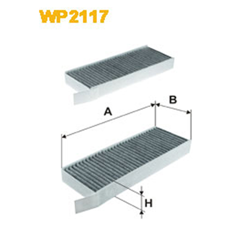 WP2117 Фильтр салона купить Украина