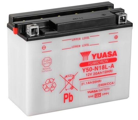 Мото yuasa 12v 21,1ah  yumicron battery  y50-n18l-a (сухозаряжений)
