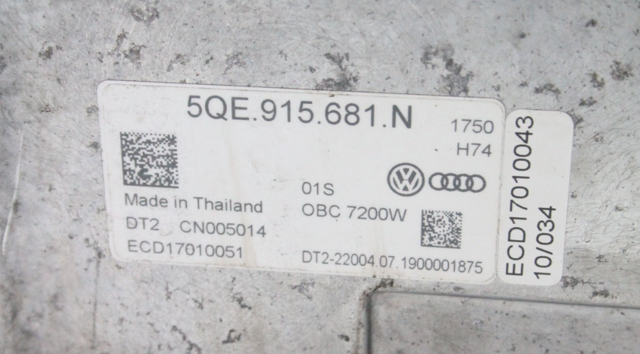 5QE915681N VAG Модуль управления (ЭБУ) заряда основной батареи купить в Днепр