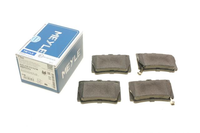 MEYLE 0252359315W Колодки тормозные задние дисковые в наличии Полтава