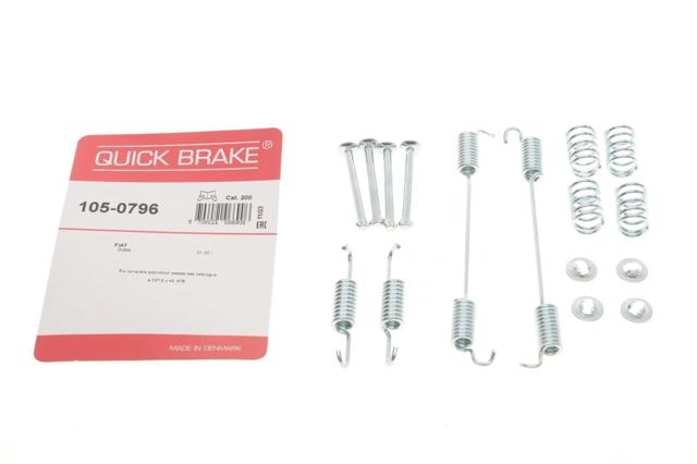 QUICK BRAKE 1050796 Монтажный комплект задних барабанных колодок в наличии Одесса