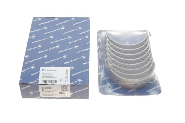 KOLBENSCHMIDT 77826610 Вкладыши коленвала коренные, комплект, 1-й ремонт (+0,25) в наличии Хмельницкий