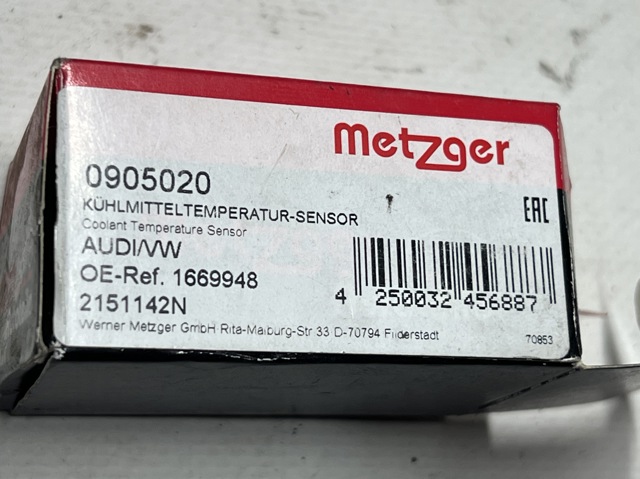 0905020 METZGER Датчик температуры охлаждающей жидкости купить в Ирпень