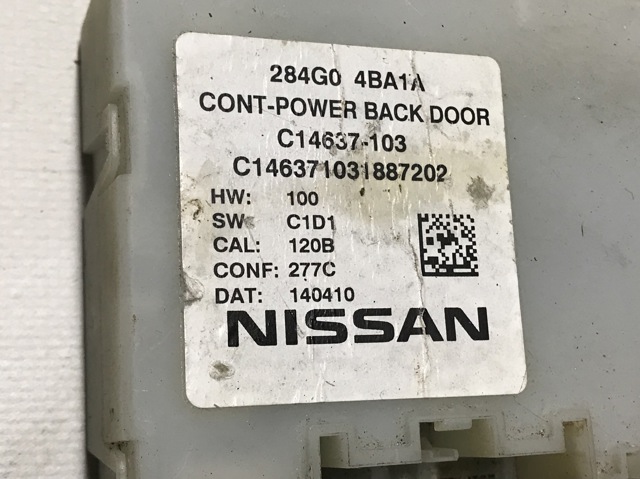 NISSAN 284G04BA1A Модуль управления (ЭБУ) открытия крышки багажника (двери 3/5-й задней) в наличии Житомир