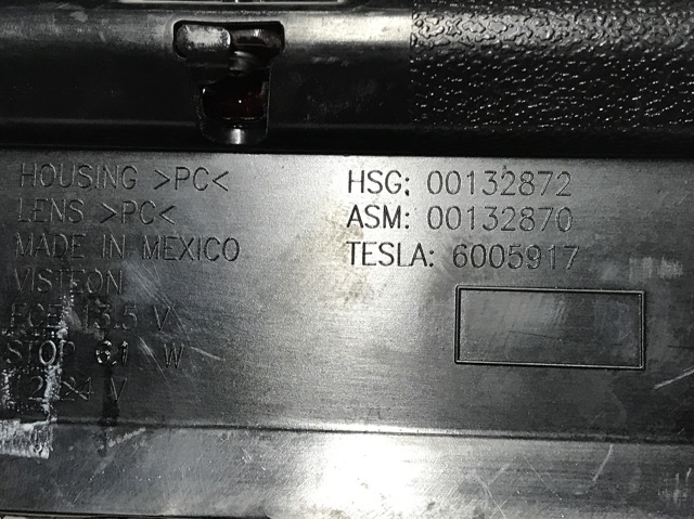 600591700F TESLA Задний стоп купить в Львов
