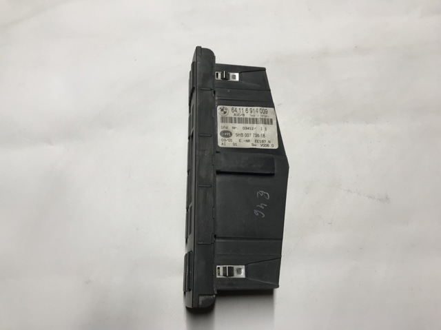 BMW 64116914009 Блок управления режимами отопления/кондиционирования в наличии Хмельницкий