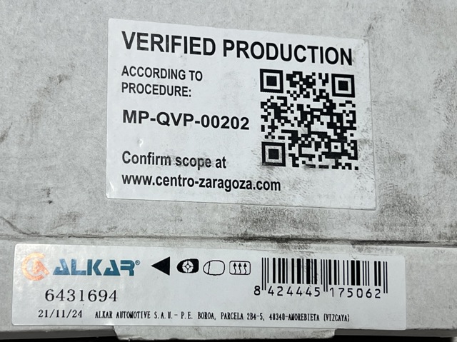 6431694 ALKAR Зеркальный элемент зеркала заднего вида левого купить в Днепр