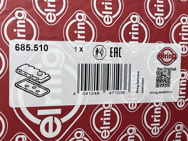 685510 ELRING Прокладка клапанной крышки двигателя, комплект купить в Чернигов