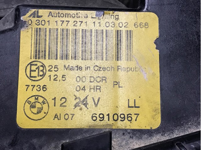 BMW 6910967 Левая фара в наличии Полтава