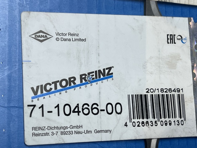 VICTOR REINZ 711046600 Прокладка выпускного коллектора в наличии Харьков