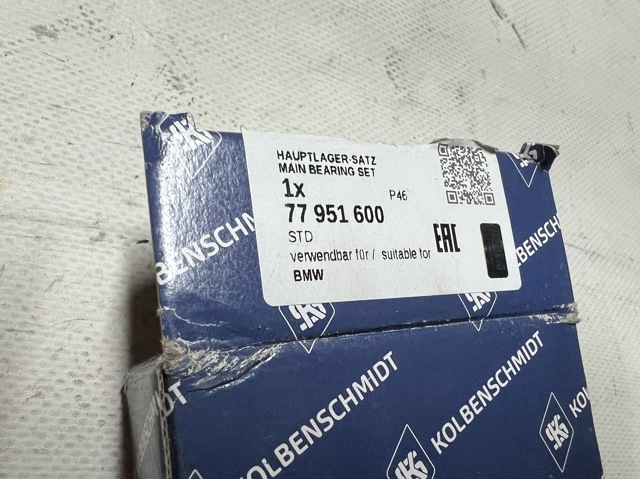 77951600 Вкладыши коленвала коренные, комплект, стандарт (STD) купить Днепр