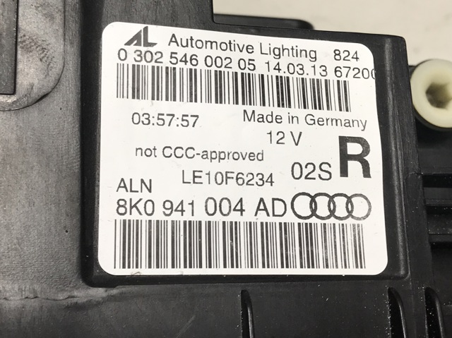 VAG 8K0941004AD Фара правая в наличии Житомир