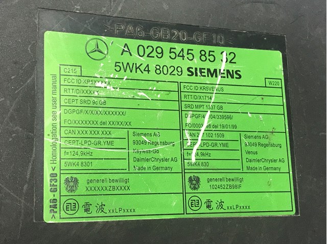 A0295458532 MERCEDES купить в Кривой Рог