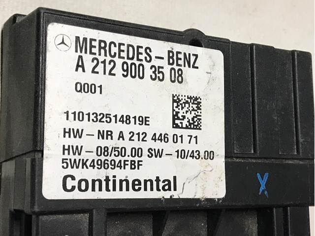 MERCEDES A2129003508 Модуль управления топливного насоса в наличии Запорожье