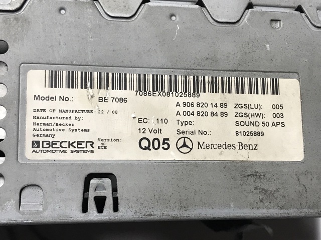 MERCEDES A9068201489 в наличии Чернигов