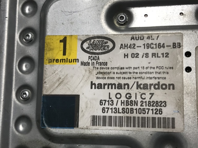 LAND ROVER AH4219C164BB Усилитель звука аудиосистемы в наличии Житомир