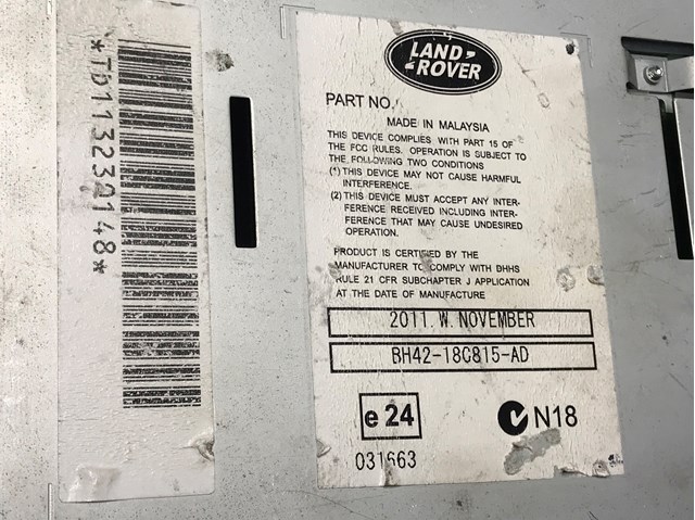 BH4218C815AD LAND ROVER купить в Житомир