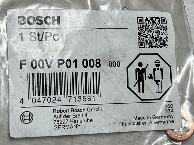 F00VP01008 BOSCH Кольцо форсунки купить в Днепр