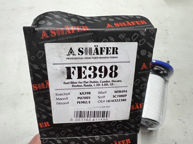 FE398 SHAFER Топливный фильтр купить в Житомир