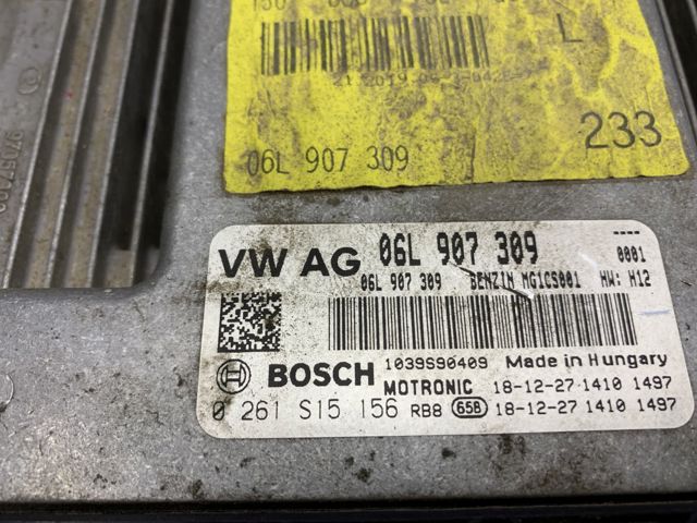 Компьютер двигателя 06L907309 VAG