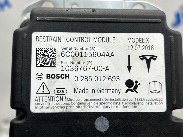 TESLA 103676700A Модуль-процессор управления подушкой безопасности (ЭБУ AIRBAG) в наличии Чернигов