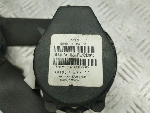 Ремень безопасности задний правый 1AN04DX9AC CHRYSLER