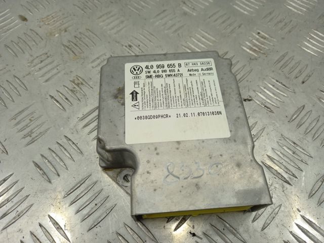 Модуль-процессор управления подушкой безопасности (ЭБУ AIRBAG) 4L0959655B VAG