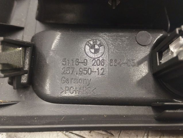 Накладка декоративная центральной консоли 51169206781 BMW