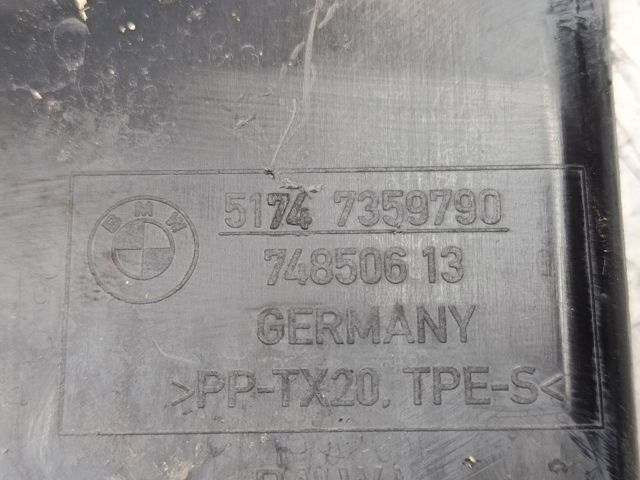 Воздуховод/дефлектор радиатора, правый 51747359790 BMW
