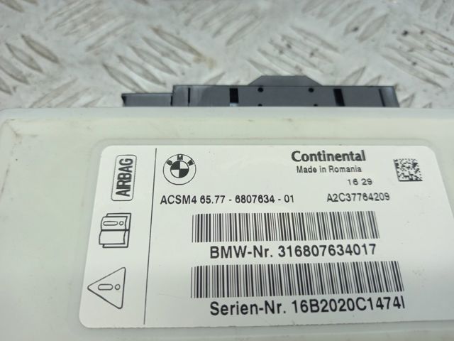 BMW 65776807634 Модуль-процессор управления подушкой безопасности (ЭБУ AIRBAG) в наличии Ирпень