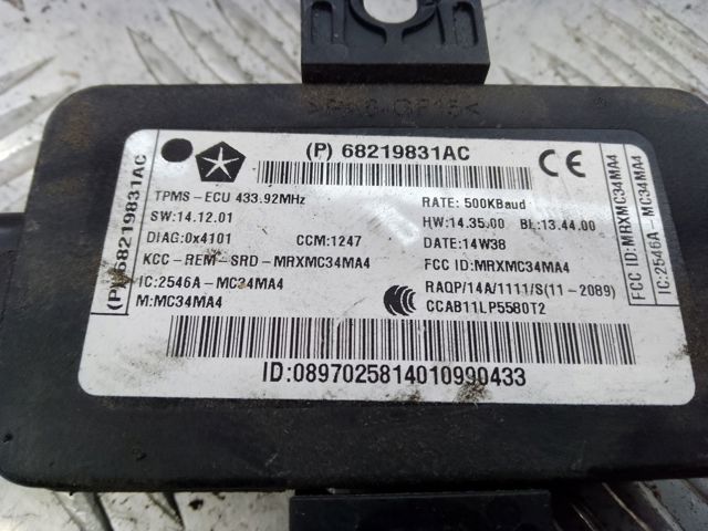 68219831AC CHRYSLER Блок системы контроля давления в шинах купить в Ужгород