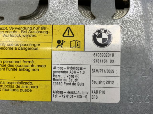 72129181134 BMW Подушка безопасности (AIRBAG) пассажирская, защиты коленей купить в Ровно