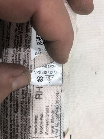 7P0880242A Подушка безопасности (AIRBAG) спинки сиденья правого купить Полтава
