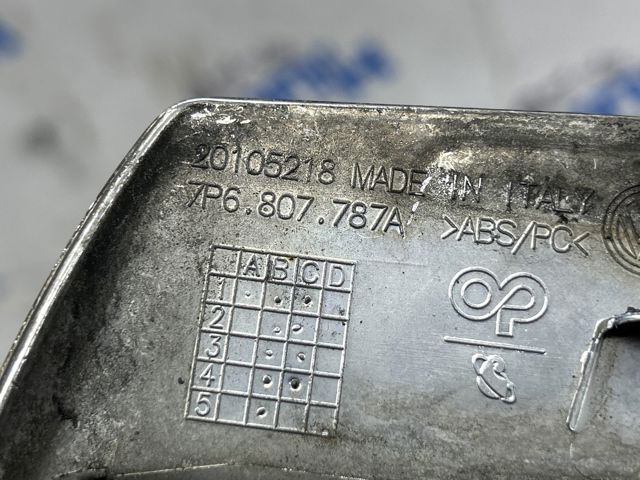 VAG 7P6807787A2ZZ Накладка бампера заднего верхняя защитная (ступень-подножка) в наличии Львов