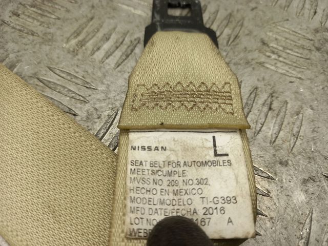 Ремень безопасности передний левый 868859NB3A NISSAN
