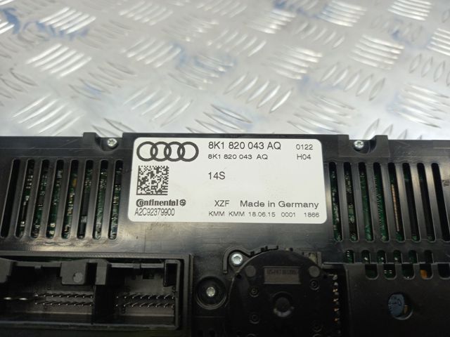 Блок управления режимов отопления 8K1820043AQ VAG