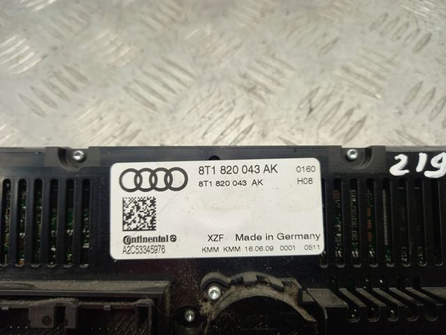 VAG 8T1820043AK Блок управления кондиционером в наличии Черкассы