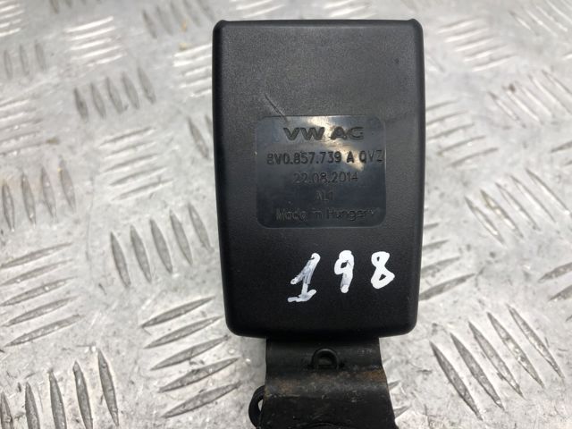 VAG 8V0857739AQVZ Рычаг (замок) фиксации ремня безопасности задний левый в наличии Павлоград