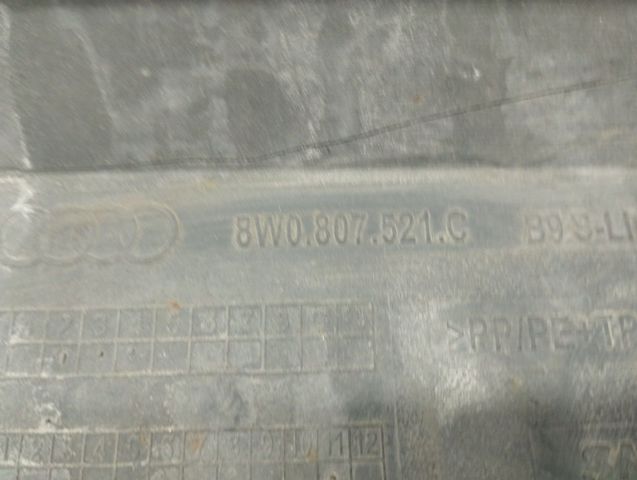Спойлер заднего бампера 8W0807521CRP5 VAG
