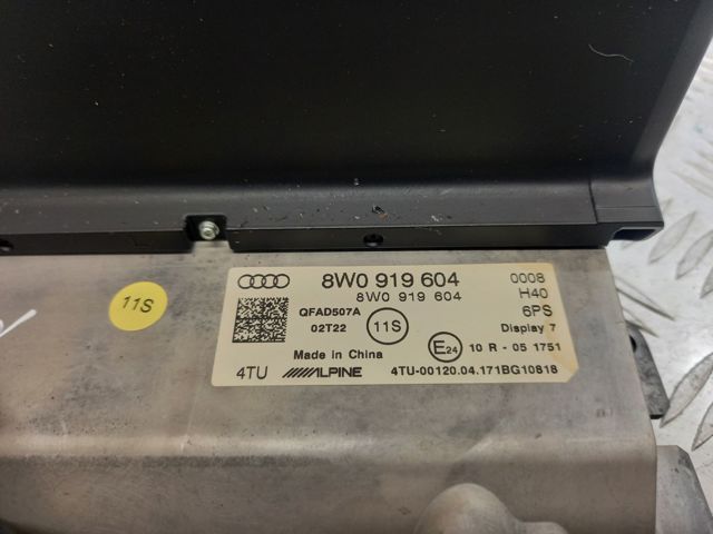 Дисплей бортового компьютера 8W0919604 VAG