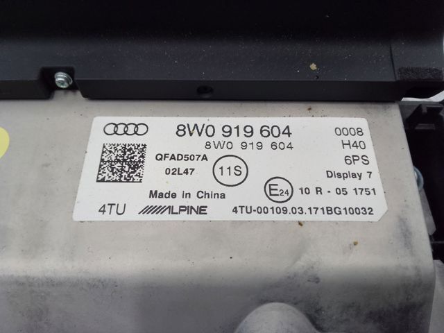 8W0919604 Дисплей многофункциональный купить Тернополь