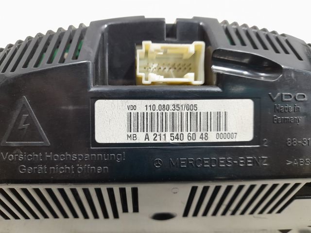 Приборная доска A2115406048 MERCEDES
