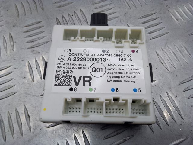Блок комфорта передней двери A2229001614 MERCEDES