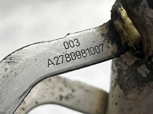 Шланг/патрубок интеркуллера A2780981007 MERCEDES