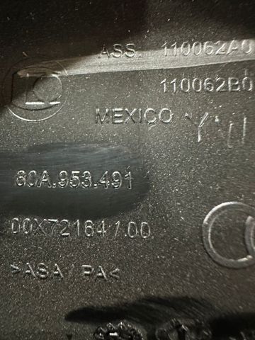 Защитный кожух рулевого механизма 80A953491 VAG