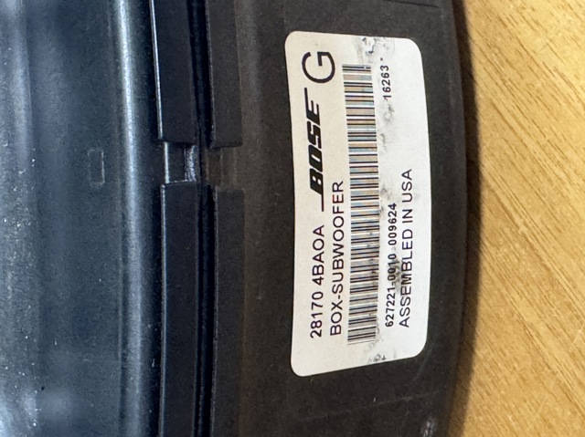 281704BA0A NISSAN Сабвуфер купить в Сумы