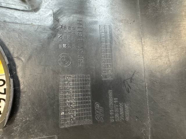 51117386361 BMW Кронштейн крепления противотуманной фары левой купить в Черкассы