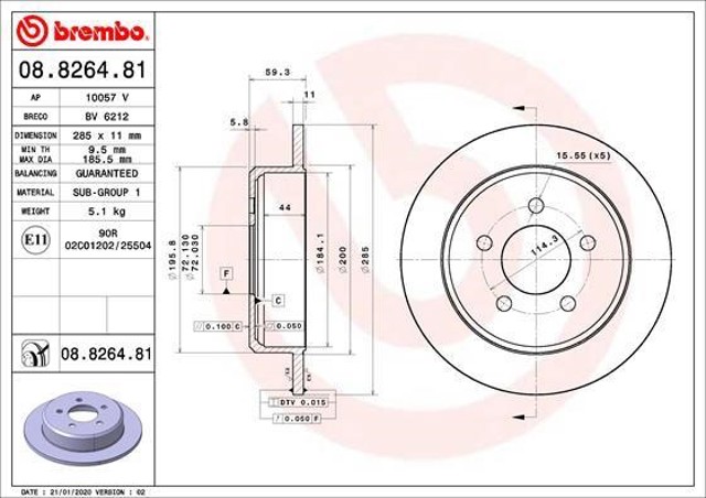08826481 Brembo