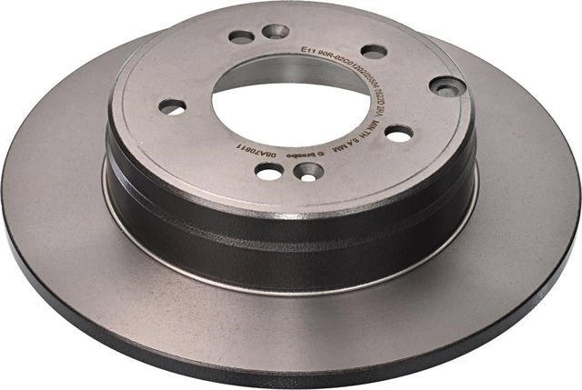 Disco do freio traseiro 08A70811 BREMBO