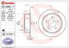 Disco do freio traseiro 08D56811 BREMBO